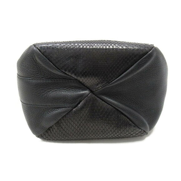 Gucci Shoulder Bag Black Leather Python - Picture 4 of 16